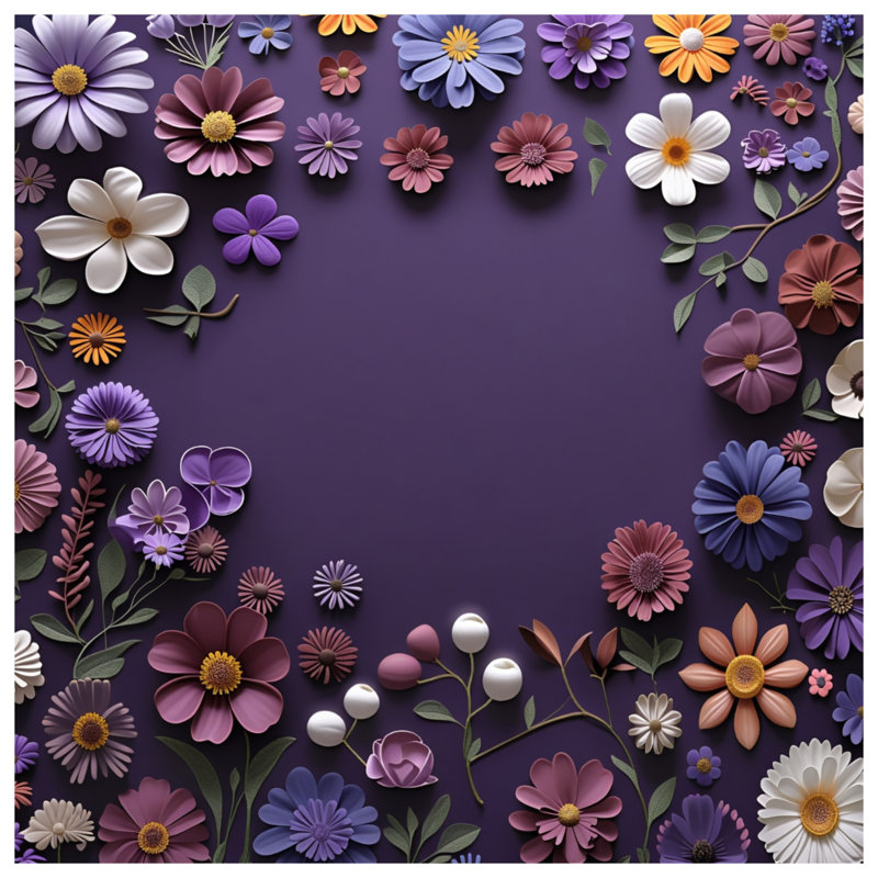Coussin Floral Arrangement, 20 x 20 inches