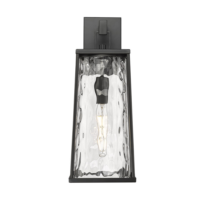 Aadhyan 1 Light Outdoor Wall Sconce, 19.75" H x 7.5" W x 8.5" D