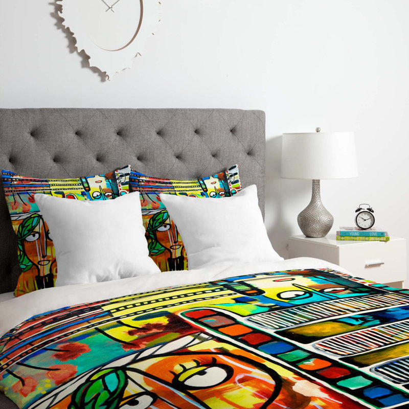Ensemble de housse de couette de chaises musicales, Housse de couette simple / simple TG et 1 taie dé