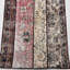 Tapis en laine beige 27,6 x 36,6 po, motif floral classique