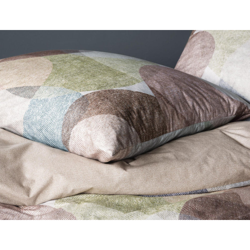 Sable 8853 Hook & Loop Fastener Cotton Duvet Cover Set, 155 x 200cm - 1 Pillowcase ( 80 x 80cm)