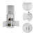Aun 2-Shelf White Bar Cabinet For Up To 8 Bottles And Stylish Storage With 8 Capacity Enhanced Options-121363590