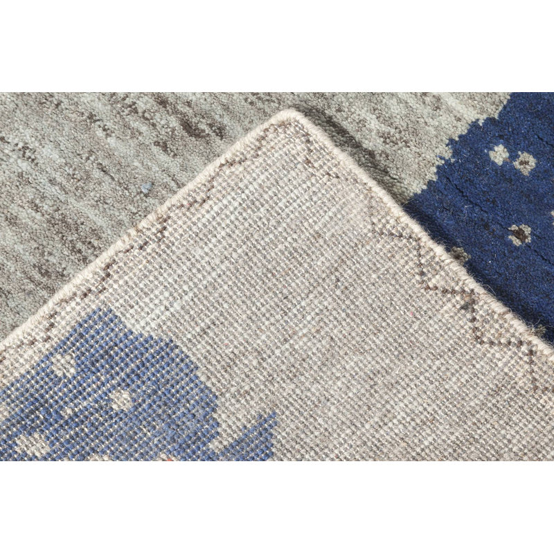 Modern One-of-a-Kind Rectangle 10'3" X 14'8" Hand Knotted Area Rug