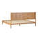 Asho Solid Wood Platform Bed with Reeded Headboard
