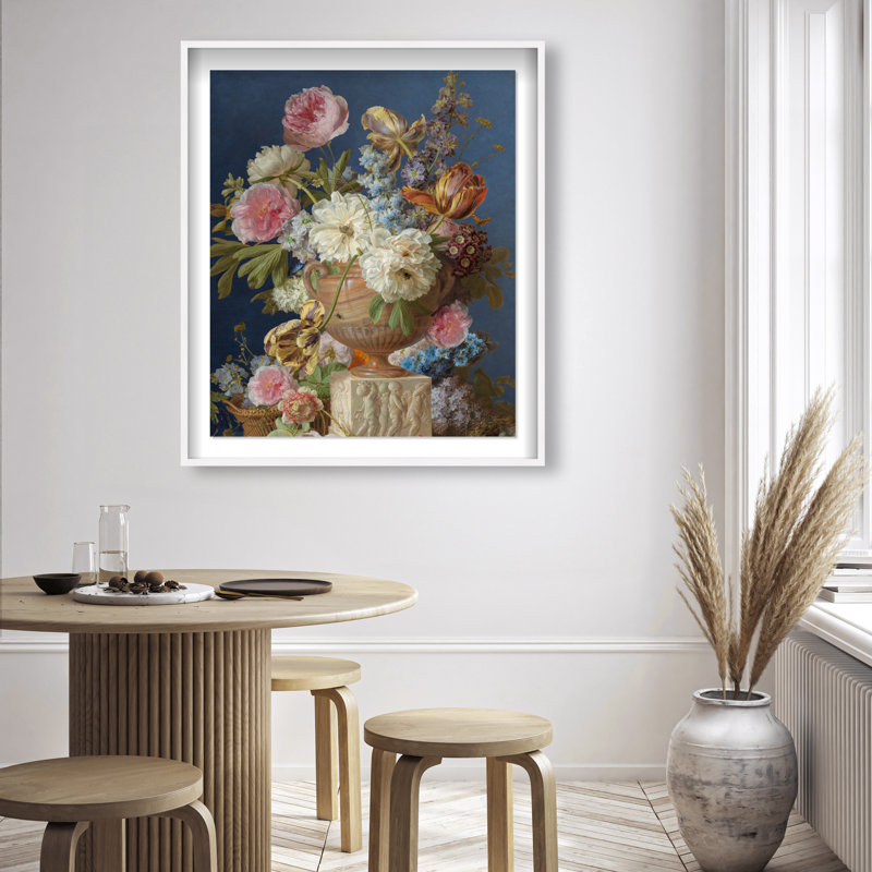 Portmanteau Vase Shadowbox Floral & Botanical Print by Oliver Gal, Black Frame, 16 x 20, 46.5"H x 37.5"W, White Frame