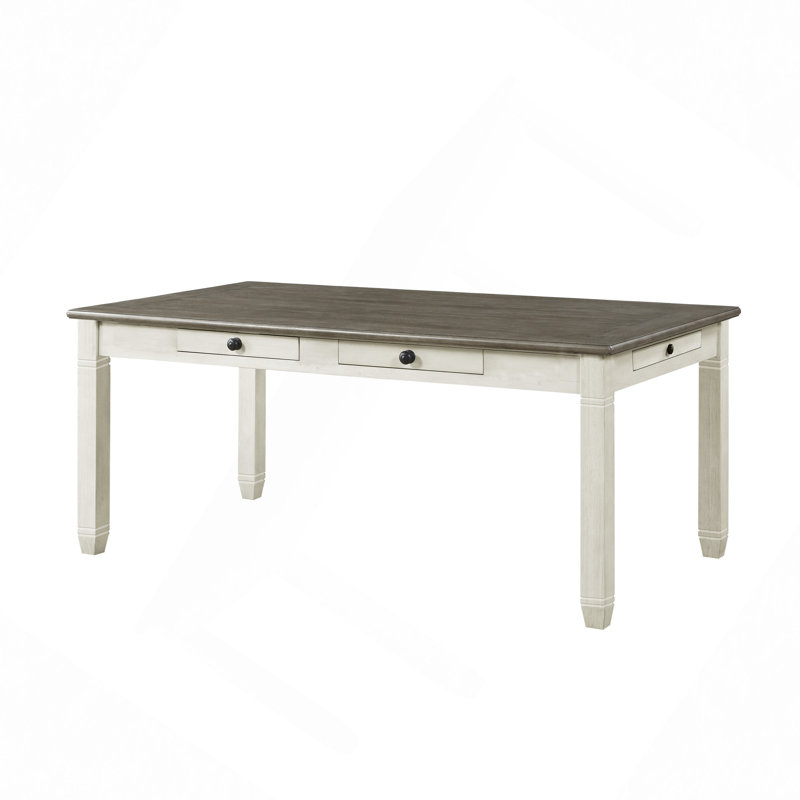 Table de salle à manger 1Pc avec 6 tiroirs de rangement