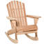 Chaise berçante Adirondack en bois Muskoka-1154358429