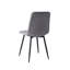 50cm H Velvet Upholstered Metal Side Chair-605910184-637139282