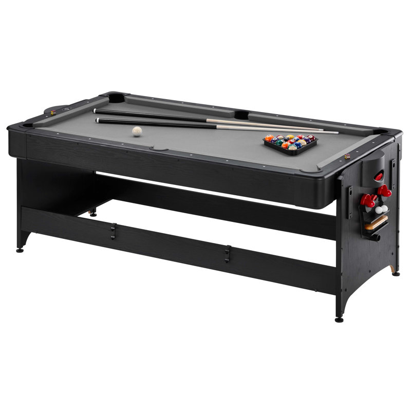 Fat Cat Original 3 in 1 87 Pockey Multi-Game Table, Gray