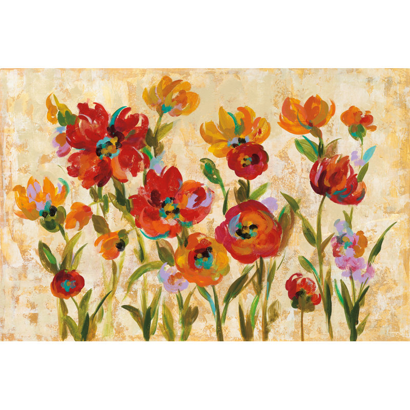 July In The Garden I by Silvia Vassileva - Wrapped Canvas Art Prints, 30cm H x 46cm W x 3.8cm D