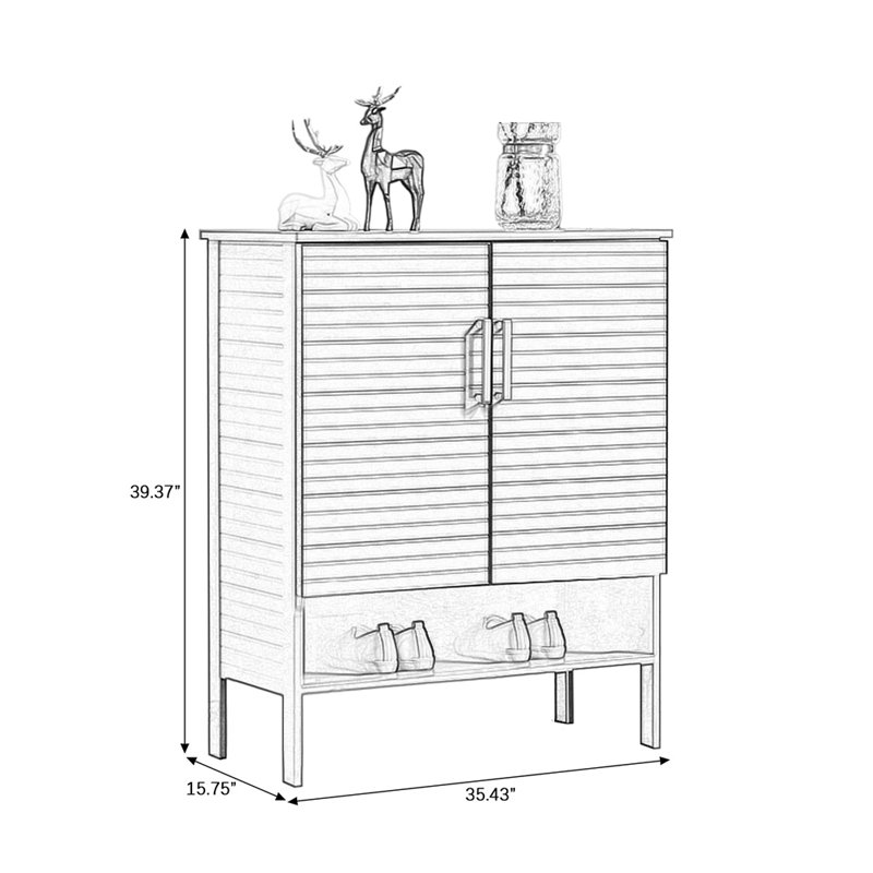 Rangement pour chaussures en alliage d'aluminium gris foncé
