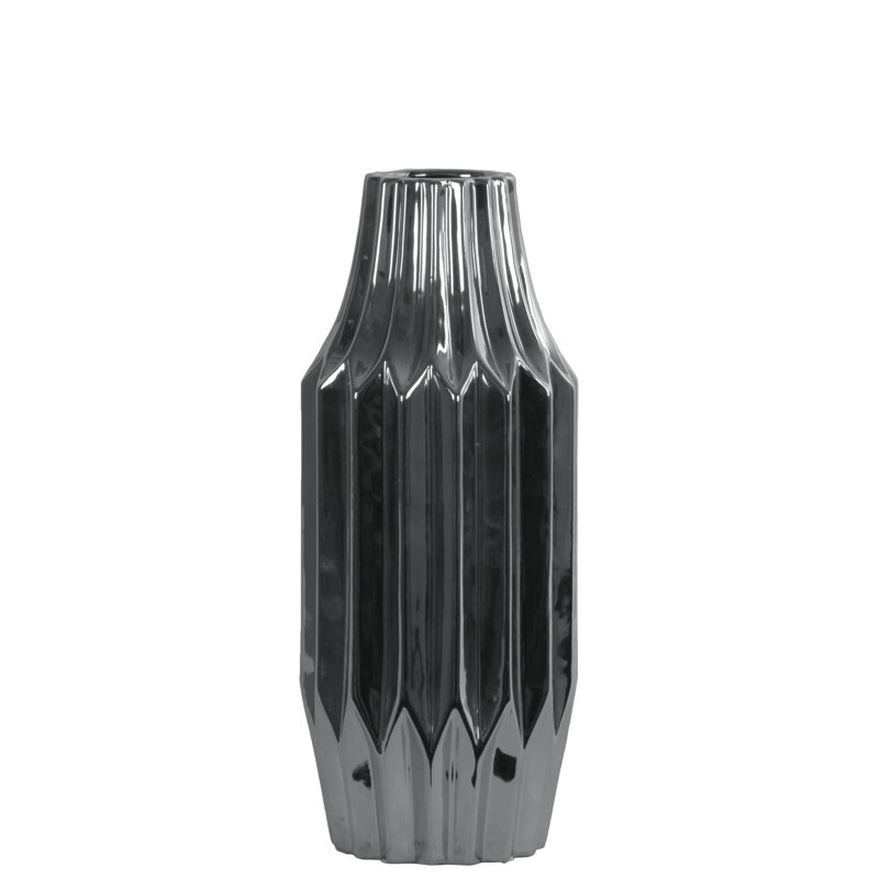 Gordonsville Ceramic Table Vase, 12" H x 4.5" W x 4.5" D