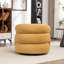 Fauteuil demi-tonneau rembourré et pivotant-1711897630