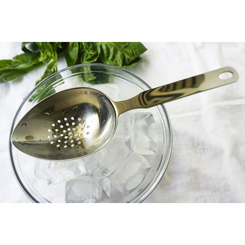 10.25" Stainless Steel Ice Scoop with Drain Holes