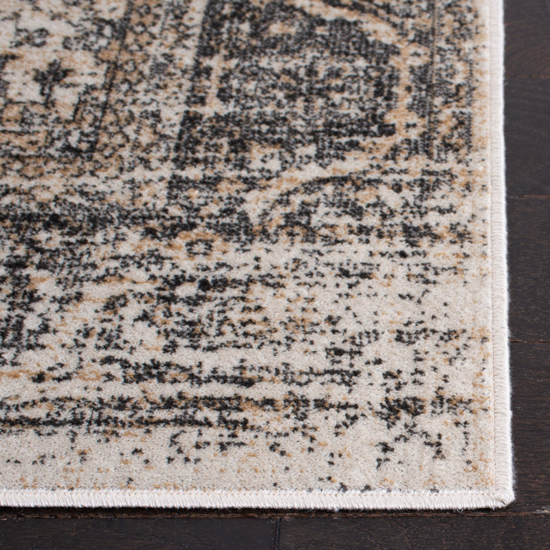 Finnerty Oriental Viscose Area Rug, Rectangle 183 x 274cm