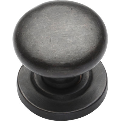 Round Cabinet Knob on Rose