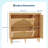 Rattan Shoe Cabinet with Flip Drawers & Mirror, Freestanding Entryway Shoe Storage with Shelves
