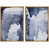 Toile avec cadre flottant brun