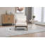 Chaise d'appoint Mid-Century moderne avec structure en bois-130375666-130375667
