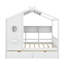 Wooden  House Bed With Drawers-1983416666-1983416669