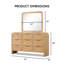 Ensemble commode et miroir 2 pièces Beaucet