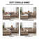 4 Seater Sofa & Chaise