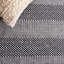 Tapis rayé kilim802 ivoire / noir-592056328