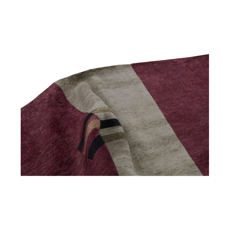 Hand-Knotted High-Quality Red Area Rug