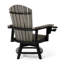 Chaise pivotante Featherstone Adirondack, noire-130678696