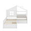 Lit simple avec canapé et tablette-1155341437