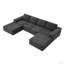 Canapé modulaire en forme de U de Boneless-779608147