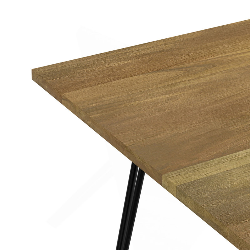 Table de salle à manger Hunter en brun clair
