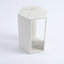 Table d'appoint hexagonale en marbre naturel blanc-1017575679