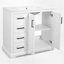 36" Single Bathroom Vanity With Ceramic Sink-1083007684