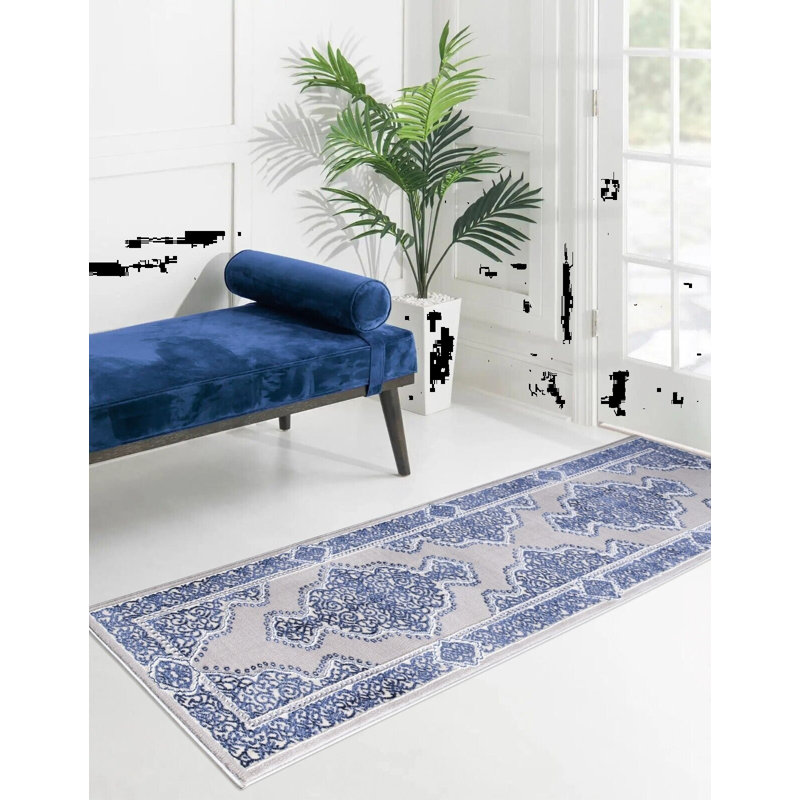 Braeson Abstract Area Rug, Runner 60 x 220cm