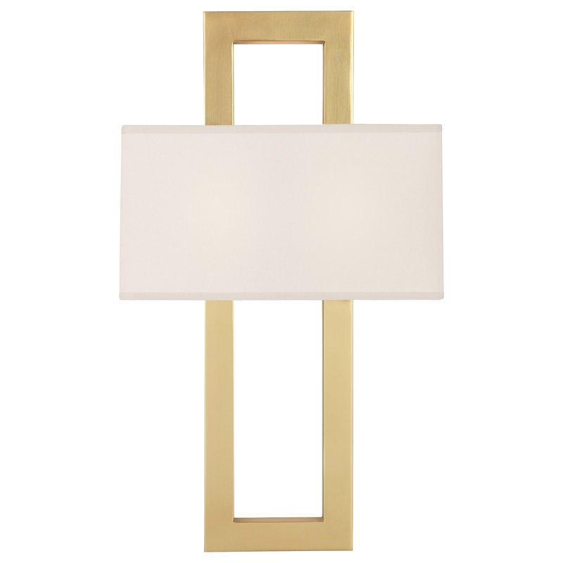 Doughnut 2 - Light Flush Mounted Sconce, Modern Brass