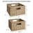 Seagrass Wicker Storage Baskets with Built-in Handles for Organizing, Decorative, Large and Small