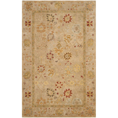 Antiquity Hand-Tufted Taupe / Beige Area Rug