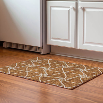Premium Machine Washable Prisco Paprika Rug