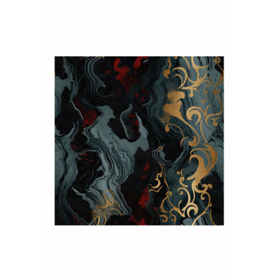 «Abstract Luxe Symphony I», reproduction d'art moderne sans cadre