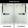 Winslow 46" W x 35" D x 74" H Sliding Frameless Shower Enclosure with 3/8  Clear Glass