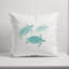  Housse et insert de coussin carré Watercolor Sea Turtles-667625801
