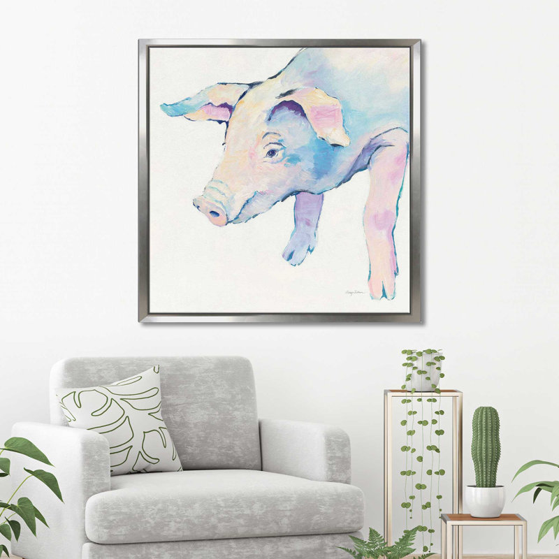 «Horatio Crop (Square)» par Avery Tillmon, reproduction, Cadre flottant argent, H 31,5 po x l 31,5 po x P 2 po
