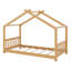 Lit plateforme House avec tête et pied de lit, toit-1933956322