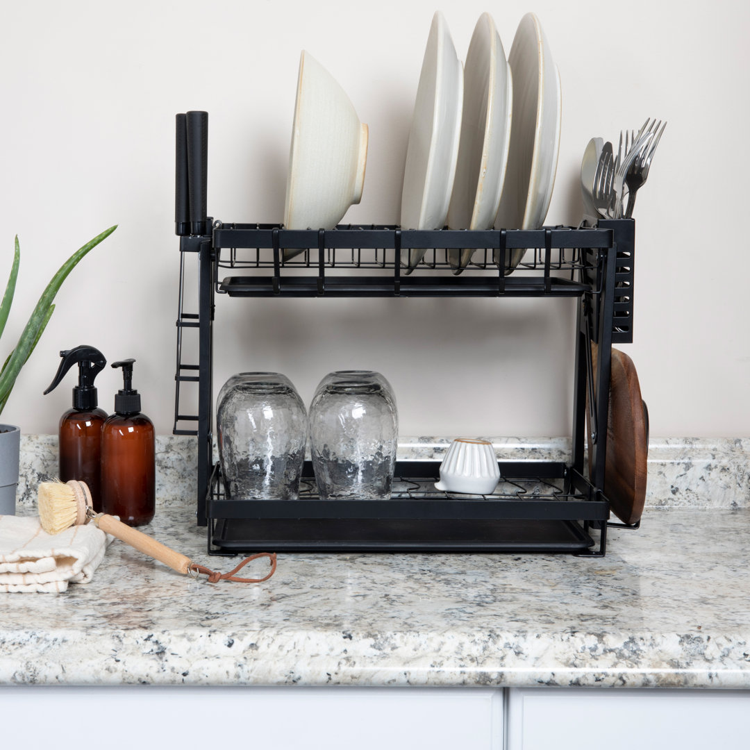 Detine Two Tier Dish Rack Prep & Savour