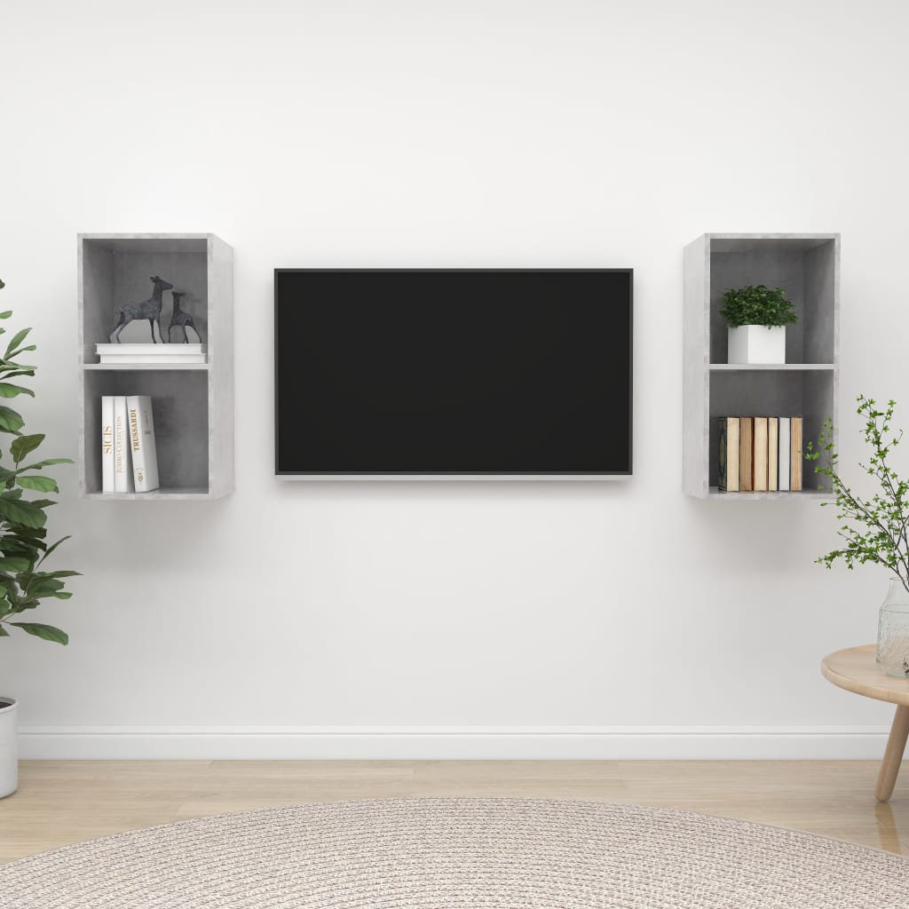 Drayvin Unfinished Floating TV Stand for TVs up to 88"