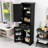 Tall Freestanding Bathroom Storage Cabinet with Adjustable Shelves, Drawer and Anti-Toppling Design-493745320