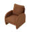 28.35'' 1-seater Lamb Fabric Sofa – Solid Wood Frame, Curved Armrests & Rubber Feet With Included Pillow For Small Spaces-96126643