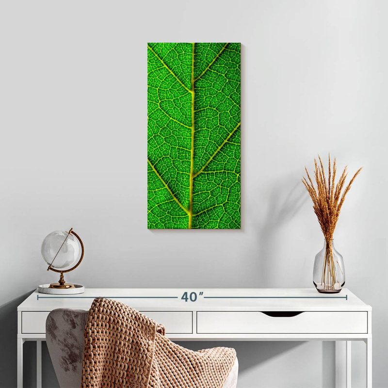 Green Leaf, 24" H x 12" W