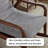 Solid Wood Rocking Chair with Removable Cushion
